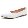 Pointed Toe Flats for Women – Slip-On Dressy Ballet Flats with Memory Foam | Lightweight Comfortable Business Casual Shoes for