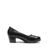 Women's Chunky Comfortable Closed Toe Low Block Heels Work Round Toe Dress Wedding Adjustable Slip On Pumps Shoes