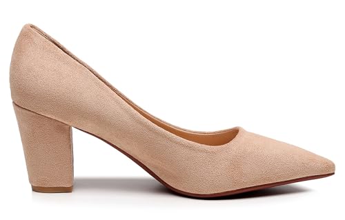 Women's Lewin Pump Chunky Heel Shoe