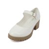 girls Mary Jane With Chunky Block Heel