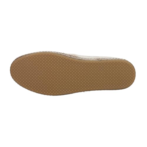 Womens Carolina Espadrille Slip On Flats Casual - Black