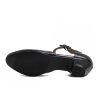 Women's Closed Toe Low Chunky Heel Pumps Ankle Strap Dress Shoes for Work Wedding Party Dance