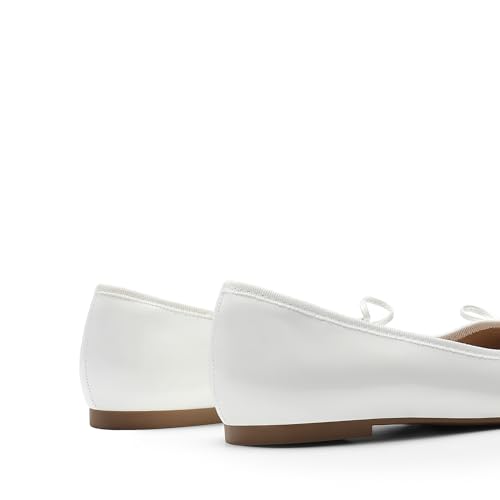 Women's Flats, Round Toe Ballet Flats, Comfortable Slip-on Dressy Business Casual Work Office Ballerina Flat Dress Shoes