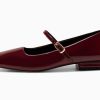 Women's Mary Jane Flats Closed Square Toe Ballet Flat Dressy Comfortable Slip on Shoes