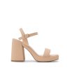 Heels for Women Block Chunky Platform High Heels Open Toe GISELLE Fashion Wedding Party Evening Prom Dance Ankle Strap Dress