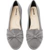Women's Ballet Flats, Comfortable Round Toe Slip On Flat Shoes Classic Suede Office Dress Shoes for Work