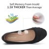 Women's Flats Shoes Faux Suede Round Toe Ballet Dressy Flats Comfortable Slip On Walking Shoes