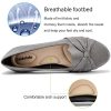 Women's Ballet Flats, Comfortable Round Toe Slip On Flat Shoes Classic Suede Office Dress Shoes for Work