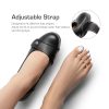 Women's Chunky Comfortable Closed Toe Low Block Heels Work Round Toe Dress Wedding Adjustable Slip On Pumps Shoes