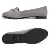 Women's Ballet Flats, Comfortable Round Toe Slip On Flat Shoes Classic Suede Office Dress Shoes for Work