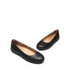 Womens Comfortable Ballet Flats, Business Office Dress Shoes, Dressy Round Toe Slip On Work Flats