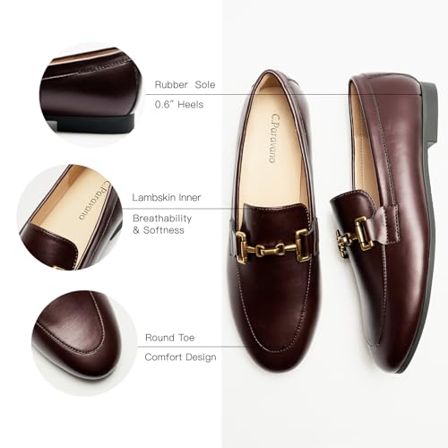 Loafers for Women | Penny Loafers | Slip-on Flats Shoes | Moccasin for Walking | Women's Loafer Flat | Business Casual Shoe