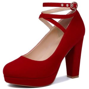 Fashion Vintage Womens Small Bowtie Platform Pumps Ladies Sexy High Heeled Shoes