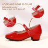 Girls Dress Shoes Toddler Little Big Kid Chunky Heels Wedding Party School PNEMY Flower Girl Shoes