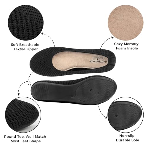 Women's Ballet Flats Comfortable Dressy Walking Dress Casual Shoes