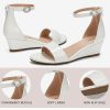 Girls High Heels Sandal for Girls Open Toe Ankle Buckle Strap Dress Shoes for Little Big Kids in Wedding Party Block Chunky Pump