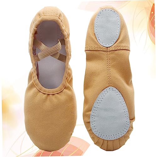 1 Pair Leather Slippers for Men Ballet Dance Shoes Pumps Children Ballet Shoes Leather Flats Shoes for Women Flats Slippers for