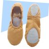 1 Pair Leather Slippers for Men Ballet Dance Shoes Pumps Children Ballet Shoes Leather Flats Shoes for Women Flats Slippers for